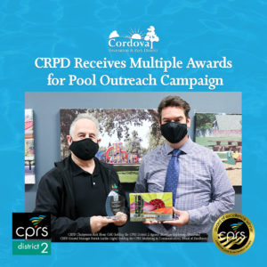 CRPD Receives Multiple Awards for Pool Outreach Campaign