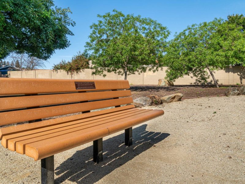 bench at Salmon Falls Park