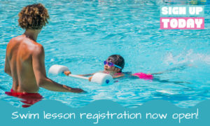 Swim lesson registration now open
